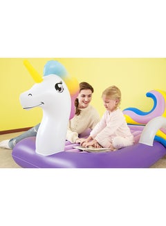 Bestway Dreamchaser Airbed - Unicorn White/Purple 1.96mx1.04mx84cm  - Image 4