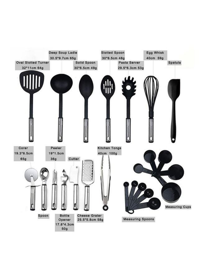 16-Piece Kitchen Utensil Set Multicolour  - Image 2