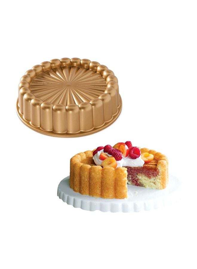 NORDICWARE - Charlotte Cake Pan Gold 22x5.9centimeter - Image 1