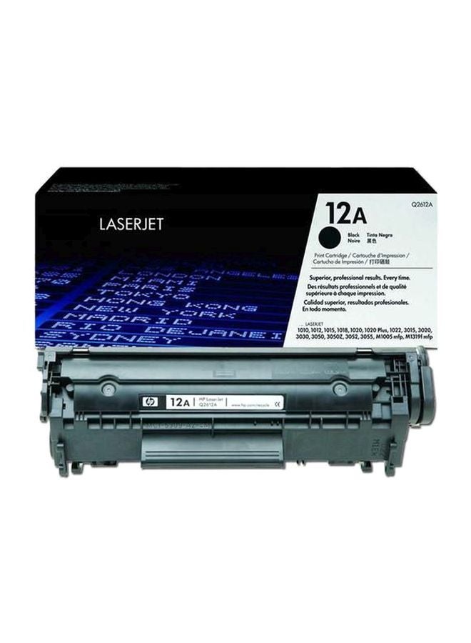 HP 12A Original LaserJet Toner Cartridge Black - Image 2