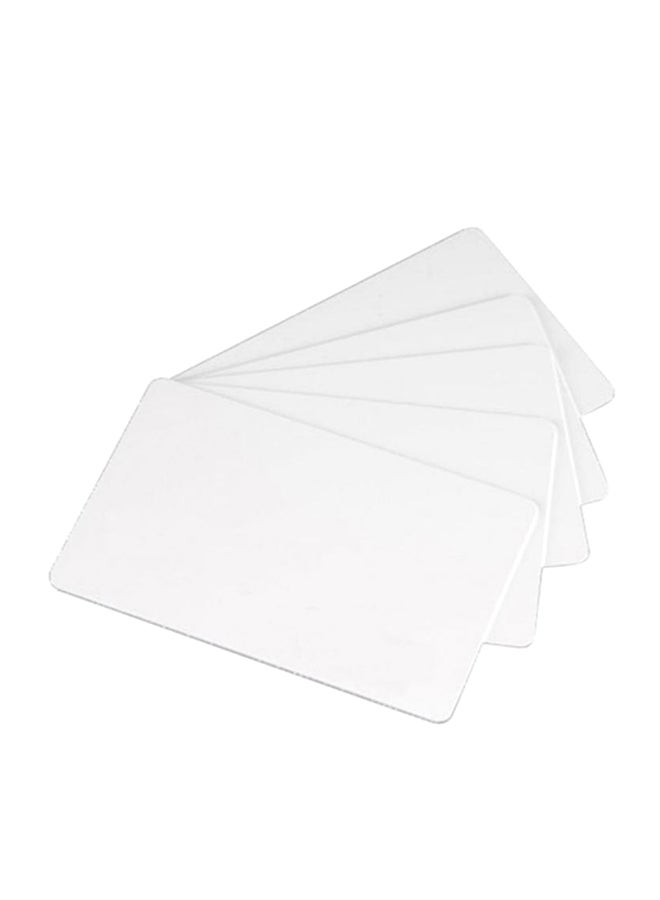 HP 100-Piece Graphic Quality PVC Card Set White  - Image 1