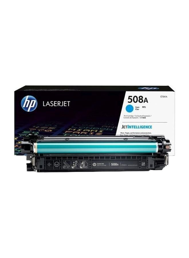 HP خرطوشة مسحوق حبر لطابعة ليزر جيت 508A أزرق سماوي - Image 1