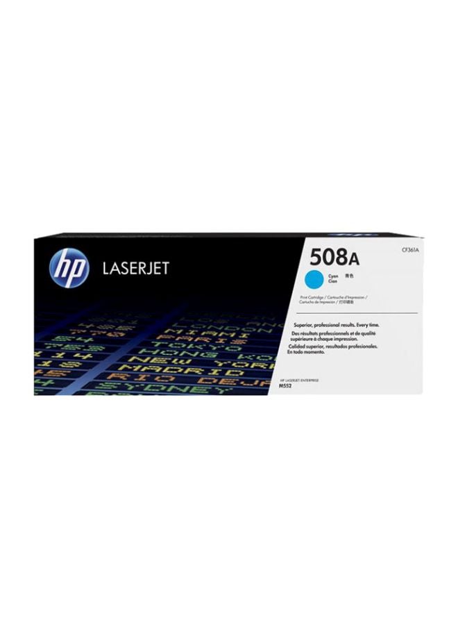 HP خرطوشة مسحوق حبر لطابعة ليزر جيت 508A أزرق سماوي - Image 2