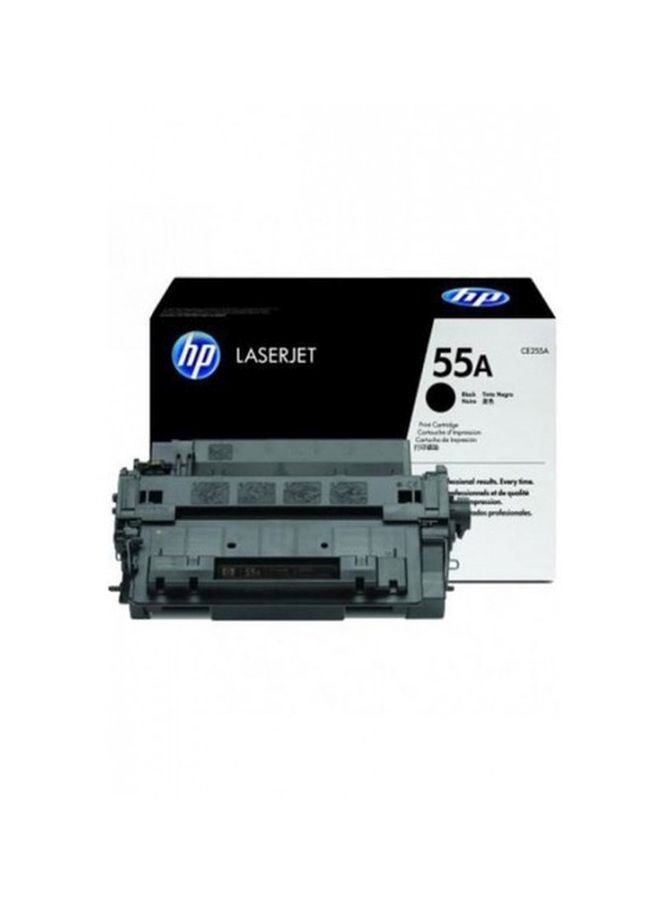 HP خرطوشة حبر أصلية لطابعة ليزر جيت طراز 55A أسود - Image 2