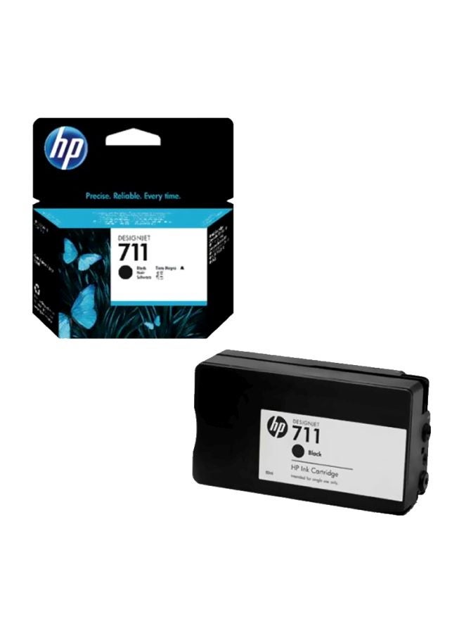 HP - 711 DesignJet Ink Cartridge Black - Image 1