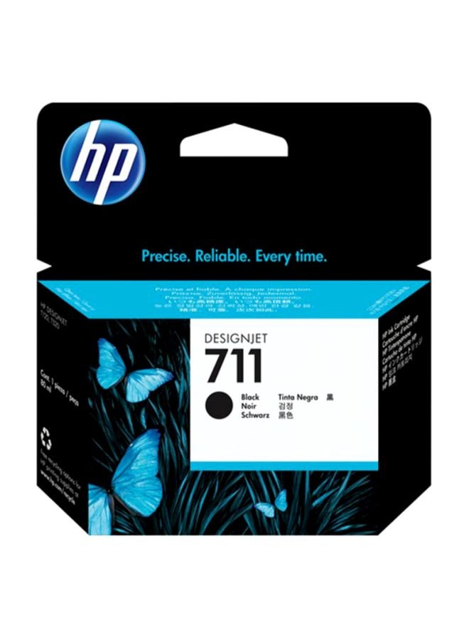 HP - 711 DesignJet Ink Cartridge Black - Image 1