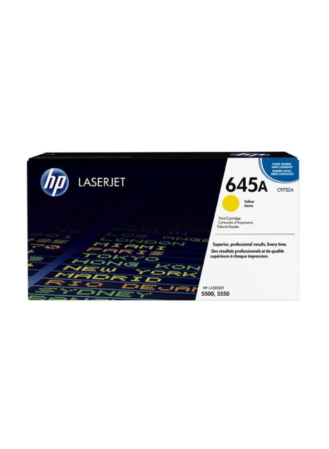 HP 645A Original LaserJet Toner Cartridge Yellow - Image 2