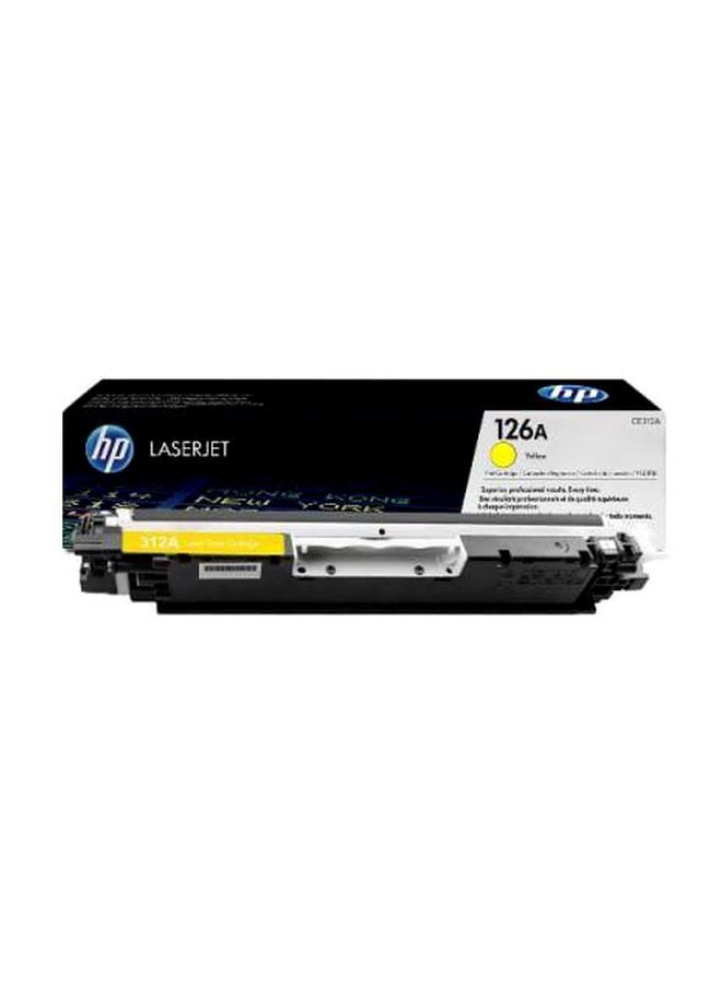 HP خرطوشة حبر 126A أصلية للطابعة ليزر جيت أصفر - Image 2