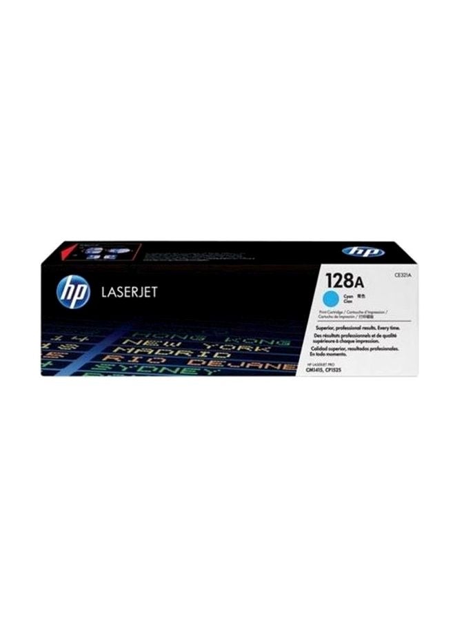 HP 128A Original LaserJet Toner Cartridge Cyan  - Image 4