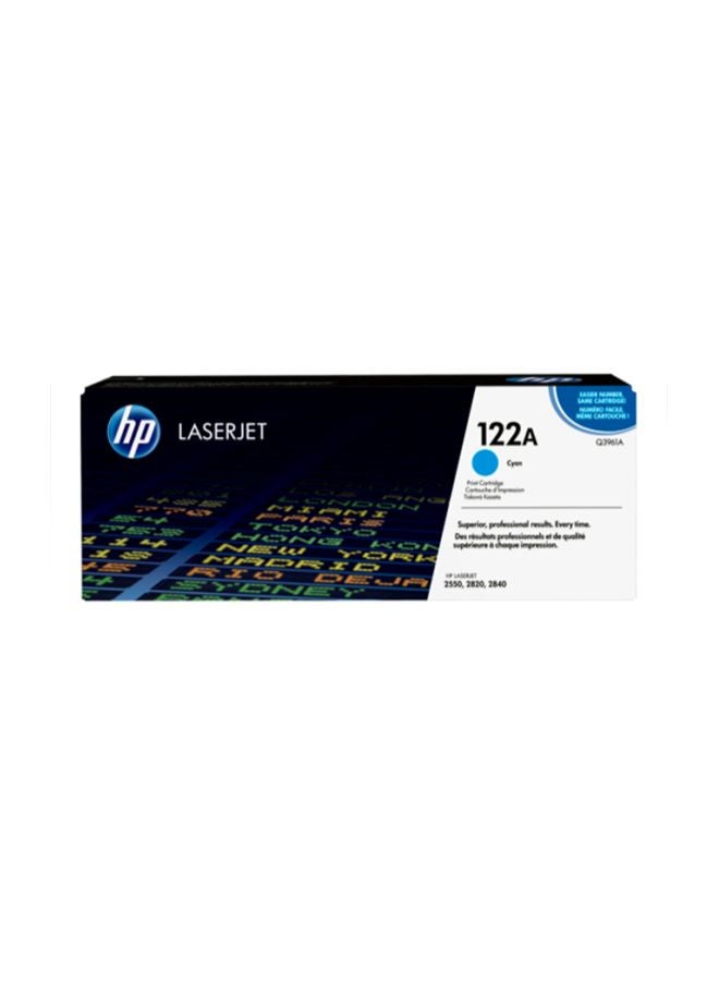 HP 122A Original LaserJet Toner Cartridge Cyan - Image 2