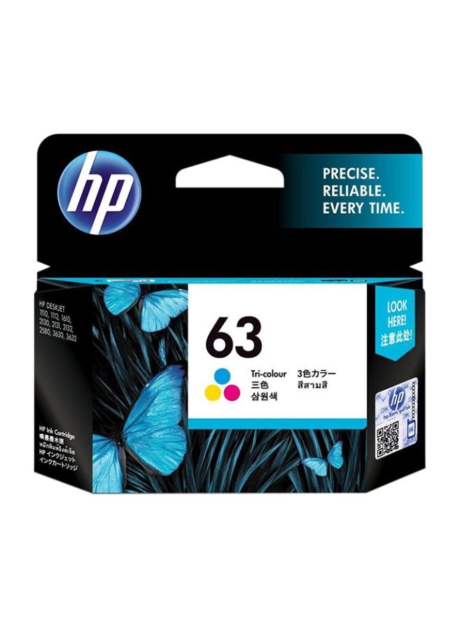 HP 63 Tricolor Ink Cartridge black - Image 2