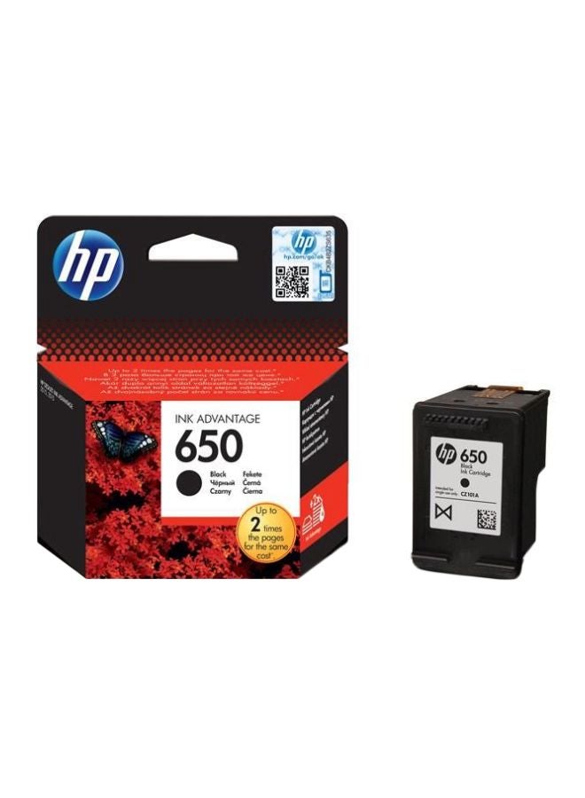 HP 650 Original Ink Advantage Cartridge black  - Image 2
