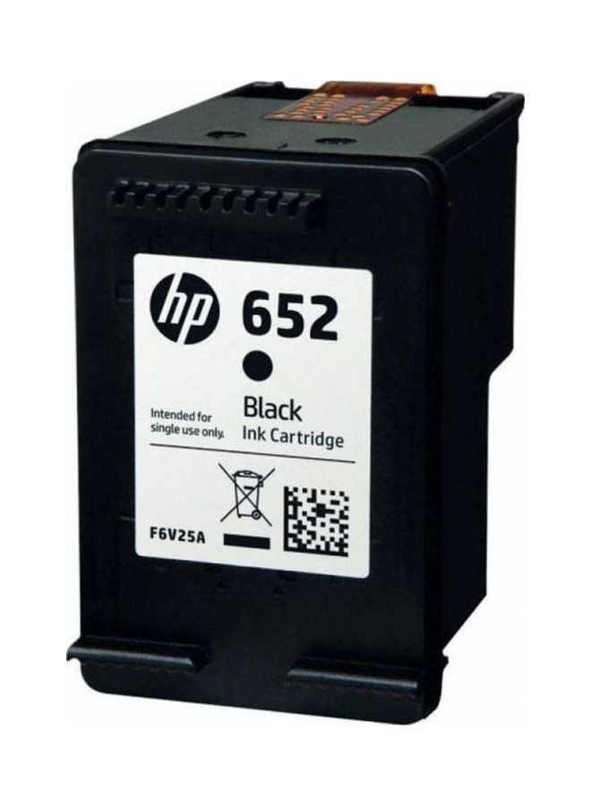 إتش بي خرطوشة حبر أصلية أدفانتج طراز 652 أسود  - Image 2