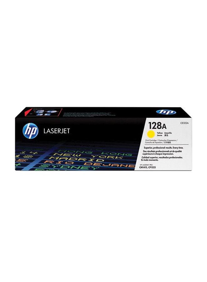 HP 128A LaserJet Toner Cartridge Yellow - Image 2