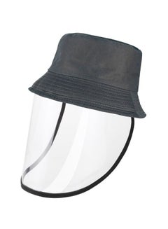 VINSOC Hat With Detachable Face Mask Black/Clear 15x8x5.5centimeter  - Image 1