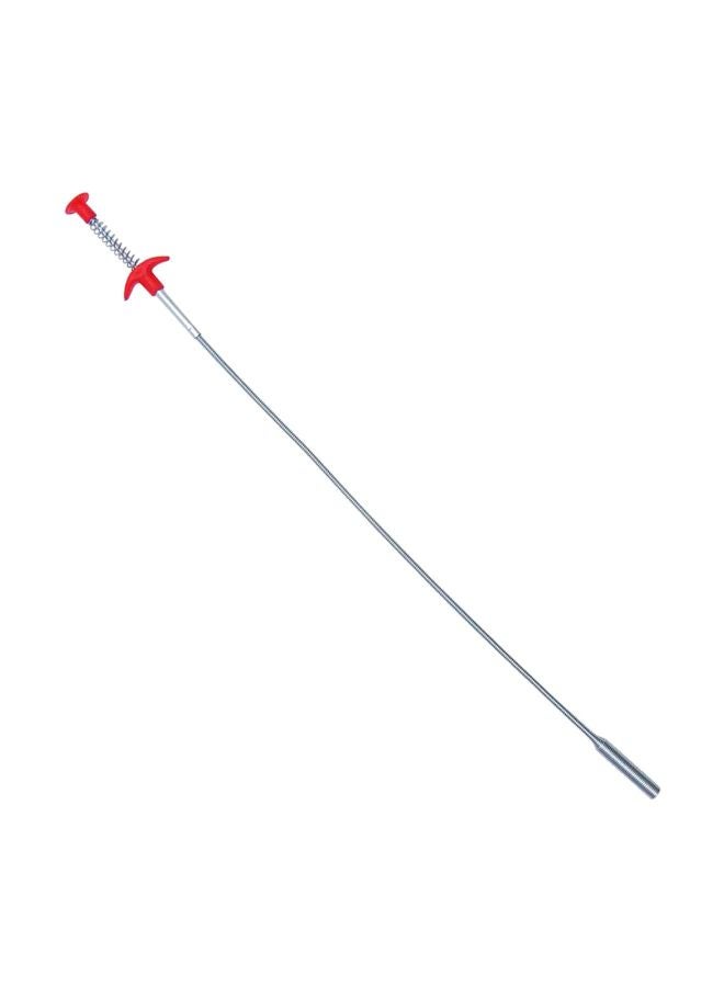 Flexible Grabber Claw Pick Up Reacher Tool Silver/Red 35.4inch - Image 1