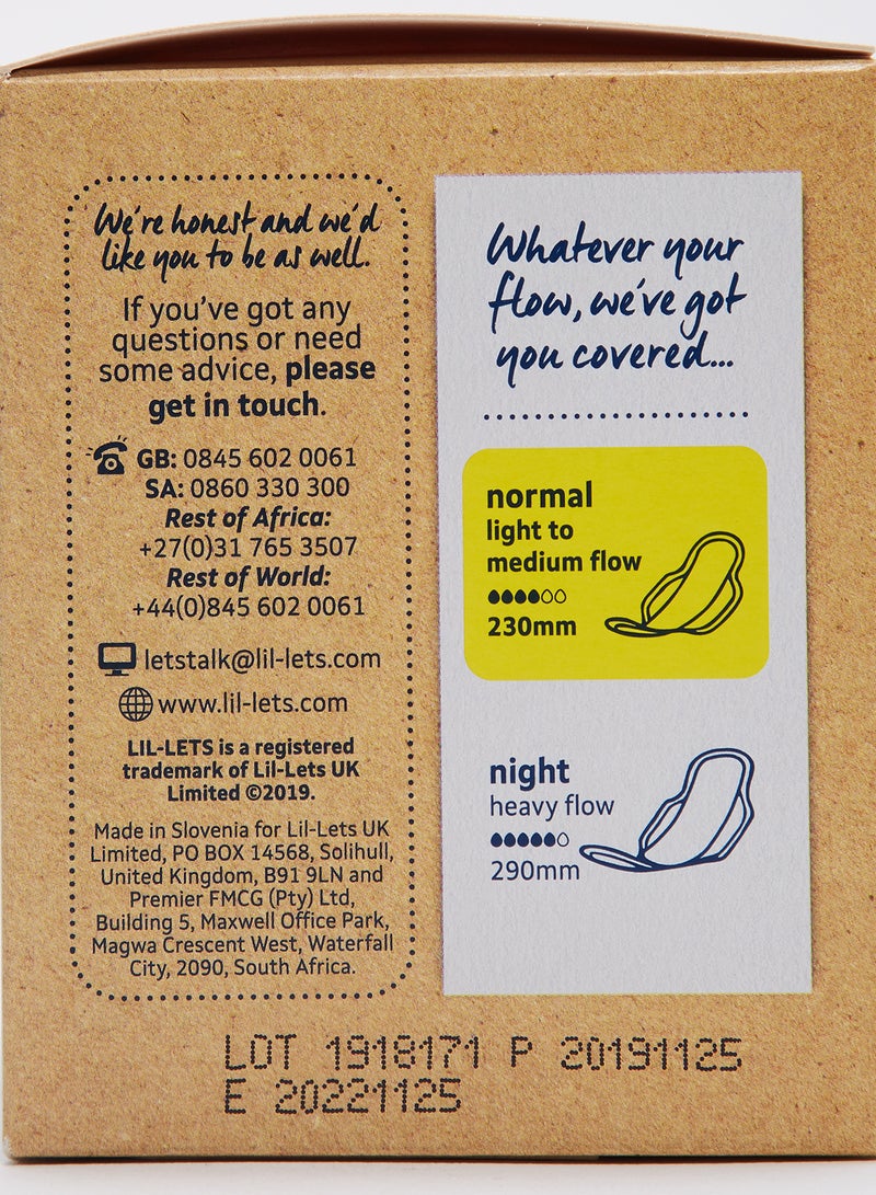 ليل ليتس فوط صحية رفيعة للغاية بأجنحة من 10 قطع - Image 3