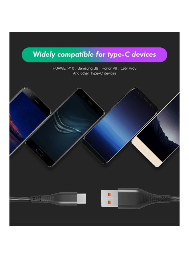 Jellico - Type-C Charging Cable Black/Gold - Image 1