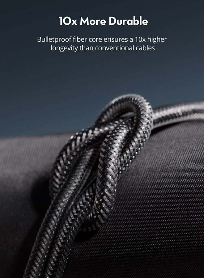 RAVPOWER Type-C To Type-C Data Sync And Charging Cable Black  - Image 3