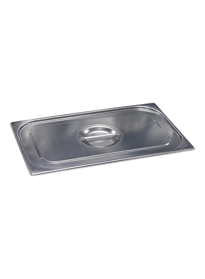 Stainless Steel Gastronorm Pan Cover Silver 53x32.5cm