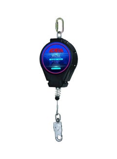 Self Retractable Lifeline Lanyard Black/Silver 15meter