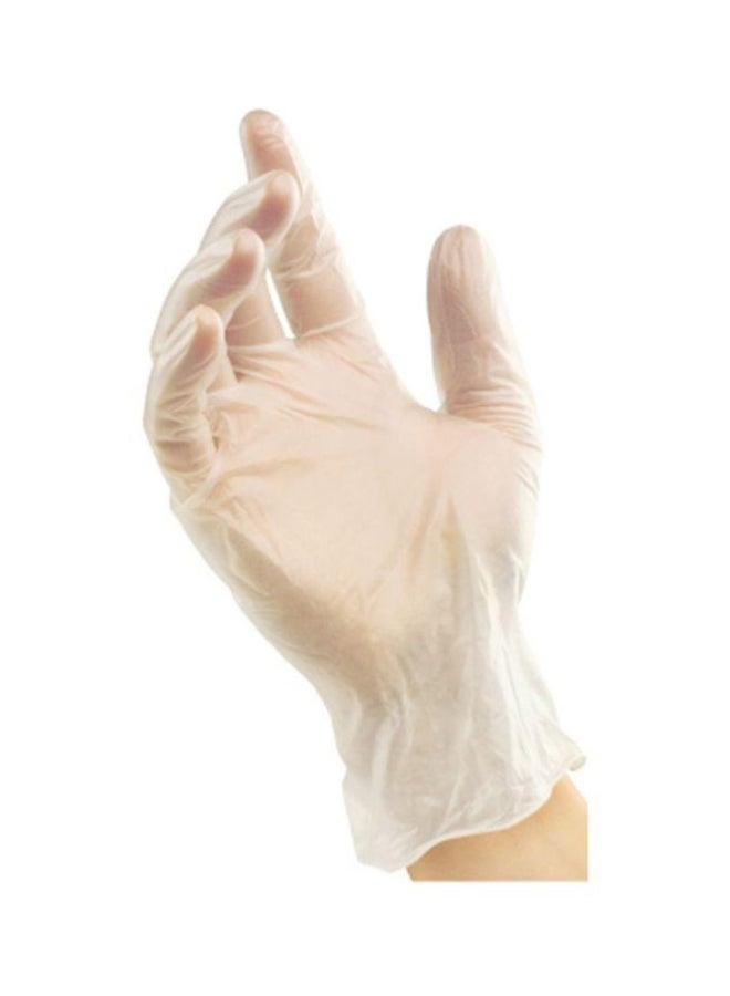 Pack Of 40 Disposable Gloves Clear M - Image 3