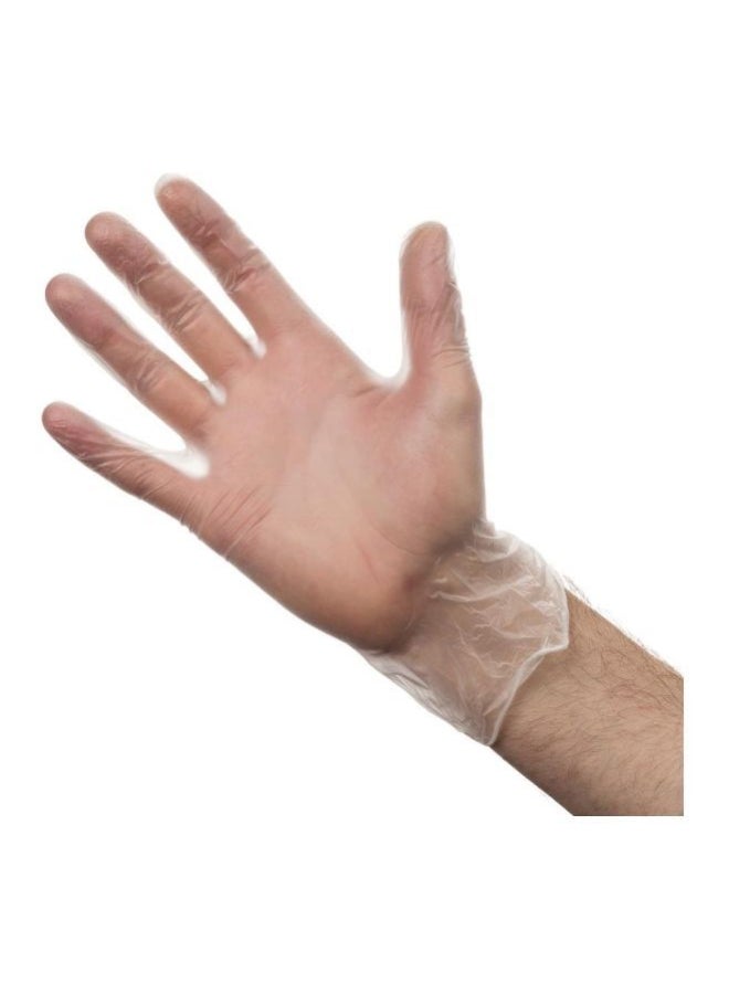 Pack Of 40 Disposable Gloves Clear M - Image 4