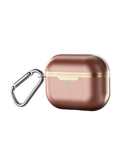 Protective Case Cover For Apple AirPods Pro Brown/Gold