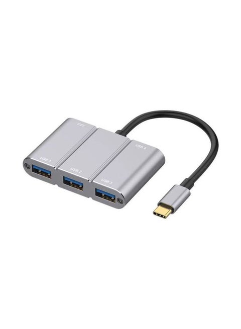 Type-C To HDMI USB Conversion Cable Adapter Silver