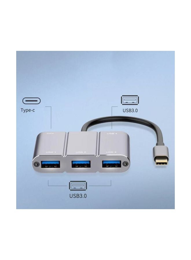 Generic - Type-C To HDMI USB Conversion Cable Adapter Silver - Image 1