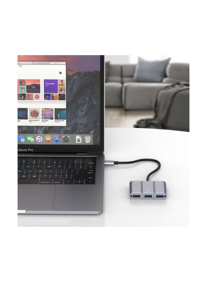 Generic - Type-C To HDMI USB Conversion Cable Adapter Silver - Image 1