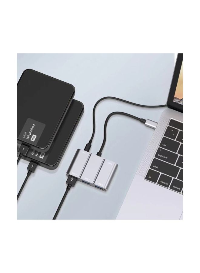 Generic - Type-C To HDMI USB Conversion Cable Adapter Silver - Image 1