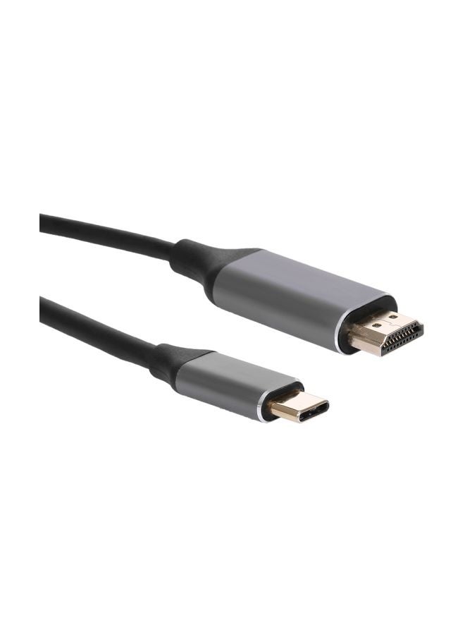 docooler Type-C To HD Adapter Cable Black/Grey - Image 2
