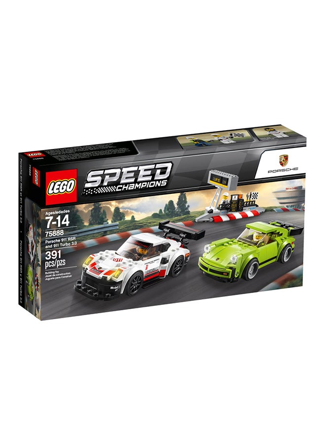 LEGO 391-Piece Speed Champions Porsche 911 Rsr And 911 Turbo 3.0