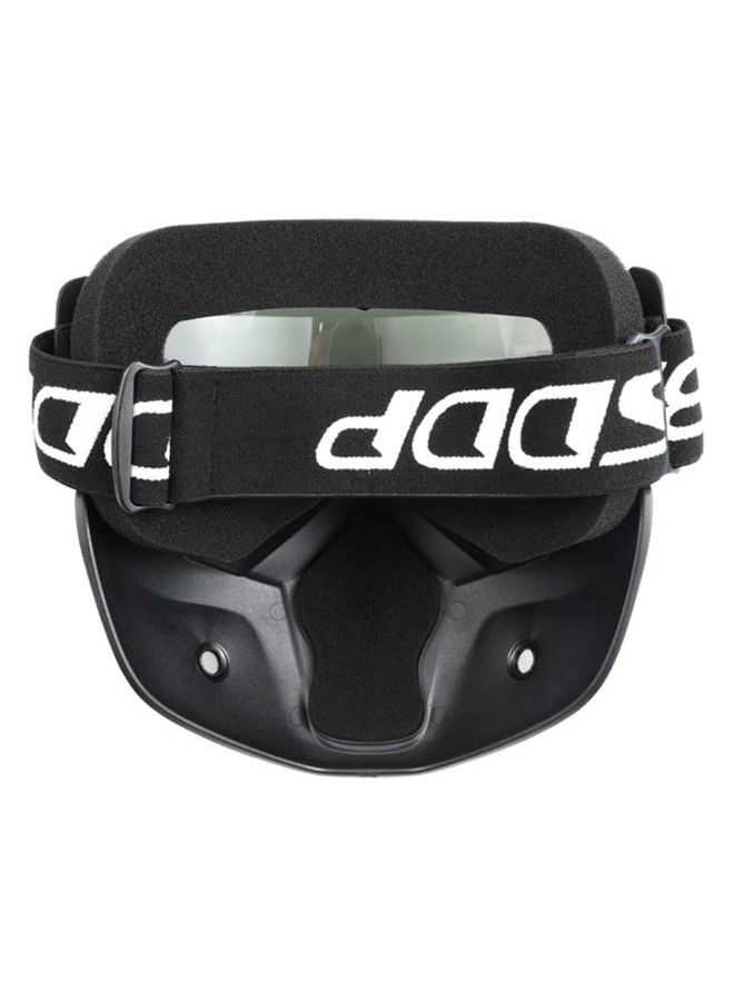 Generic Motorcycle Detachable Goggles And Mouth Filter Mask - Image 1
