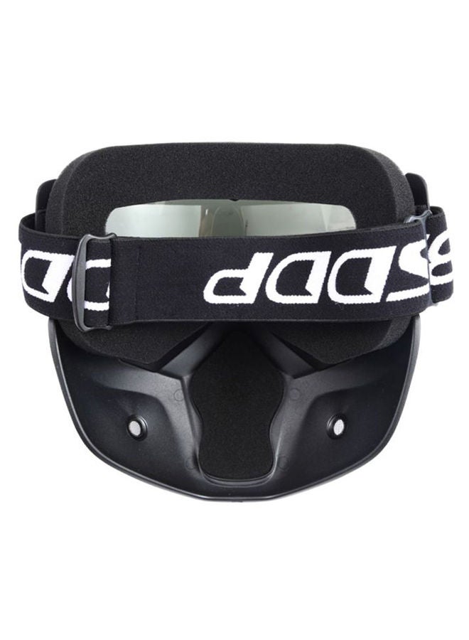 Generic Motorcycle Detachable Goggles And Mouth Filter Mask - Image 2