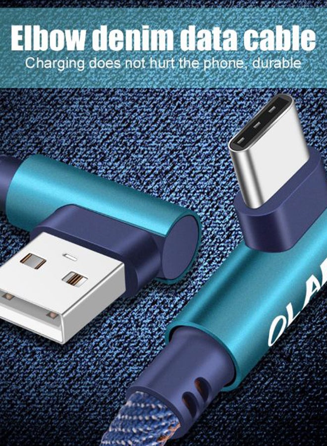 كابل باور لاين+ من USB-C إلى USB 3.0 أزرق