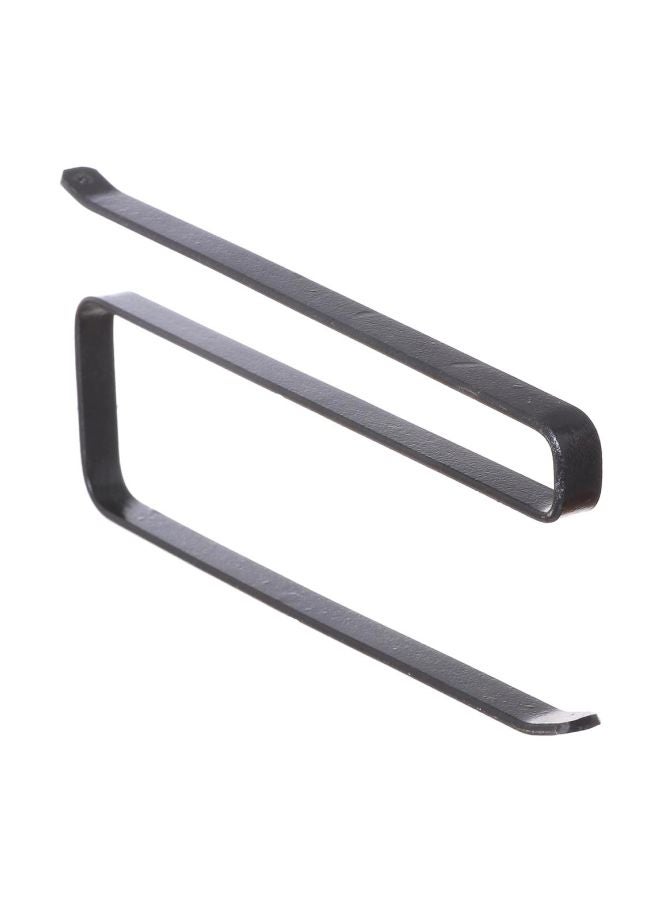 Generic Metal Tissue Holder Black 10x25cm 