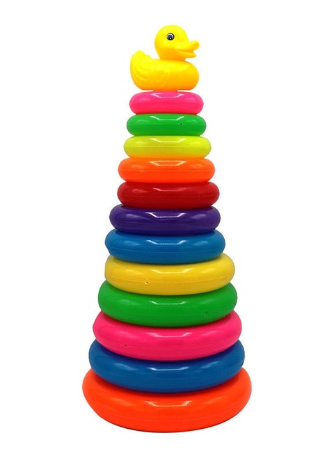 Colourful Ring Toss With Pillar Playset