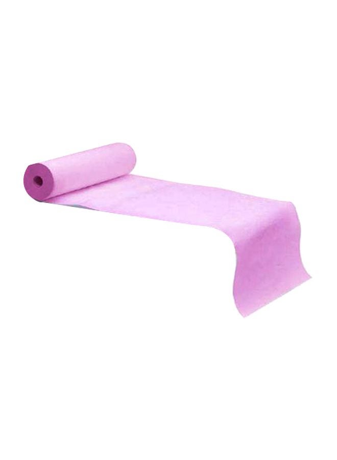 دلما طقم شرشف سرير للاستخدام مرة واحدة مكون من 6 قطع وردي One Size - Image 1