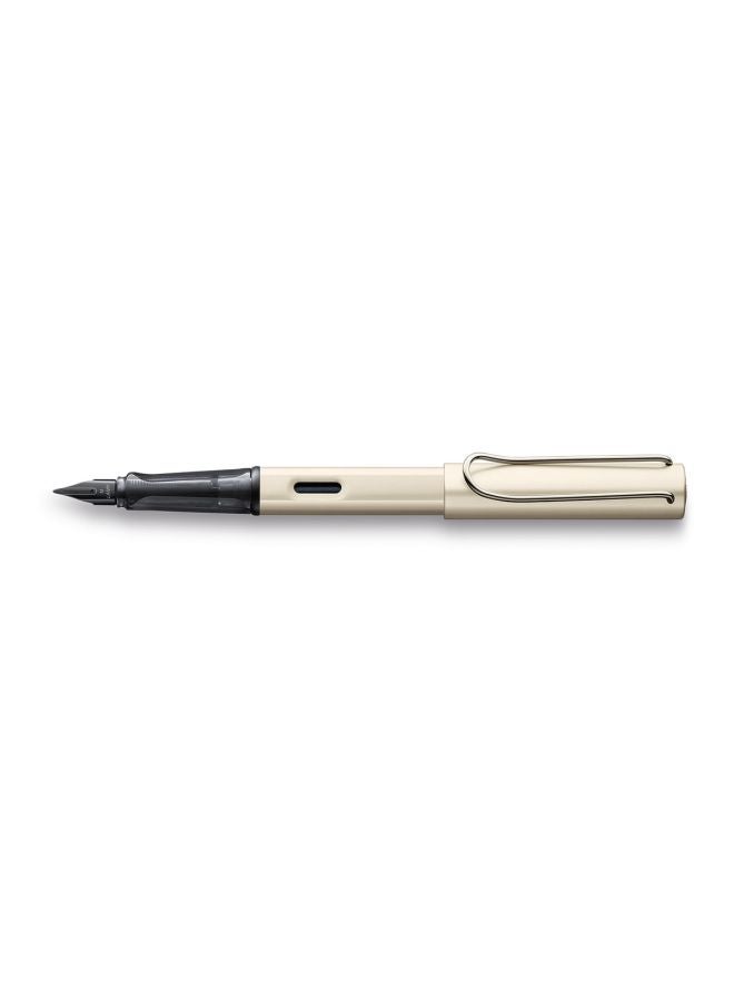 LAMY LX Palladium Fountain Pen Beige - Image 3