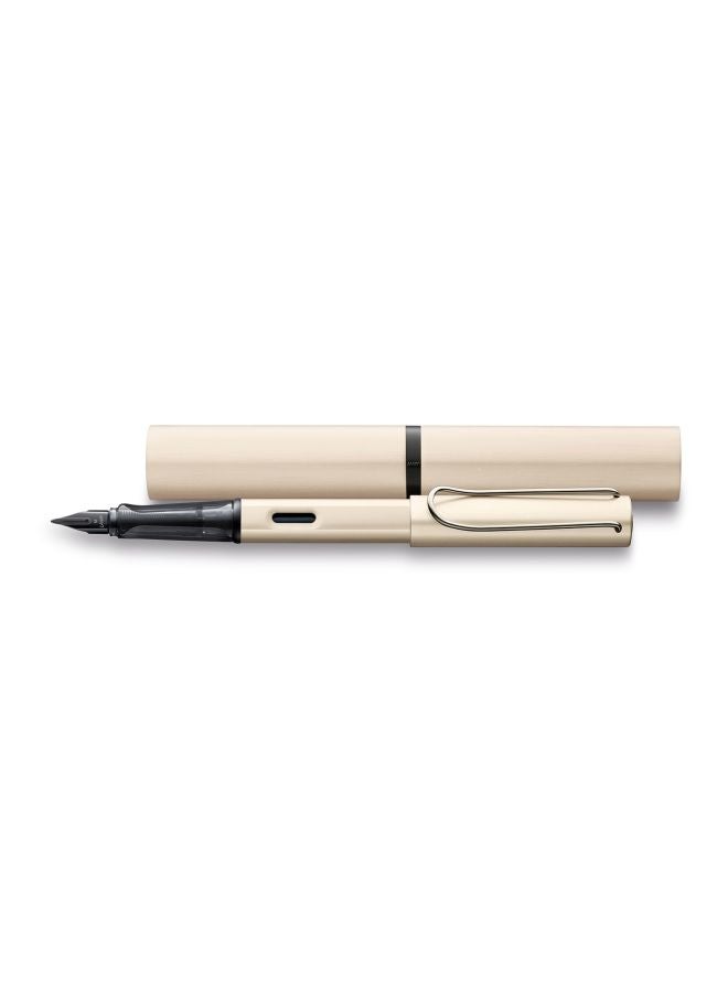 LAMY LX Palladium Fountain Pen Beige - Image 2