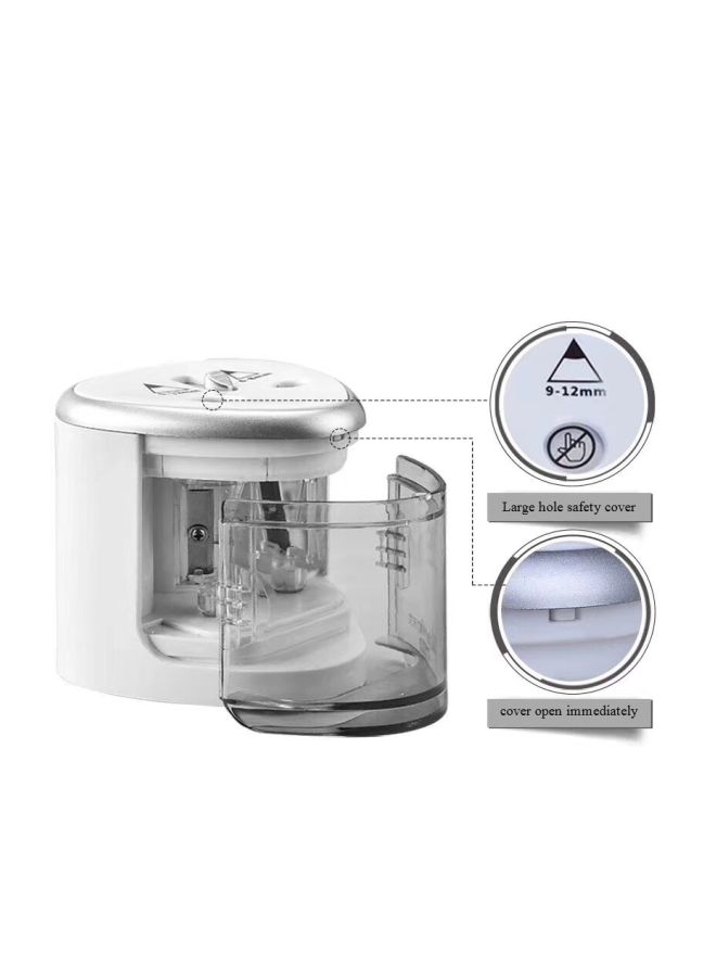 بيوينتي مبراة أقلام مزدوجة كهربائية سيمبليسيتي فضي - Image 3