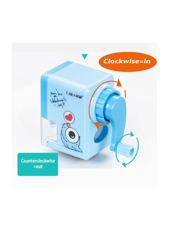 بيوينتي مبراة أقلام سيمبليسيتي مزينة بطبعة من موجي أزرق - Image 2