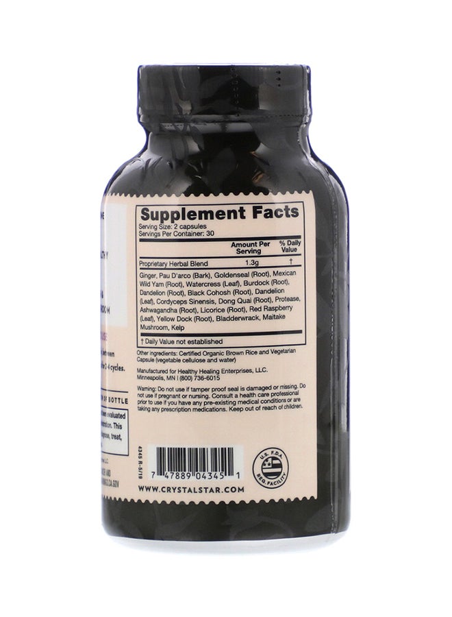 Crystal Star Fibro Defense Dietary Supplement - 60 Vegetarian Capsules - Image 2