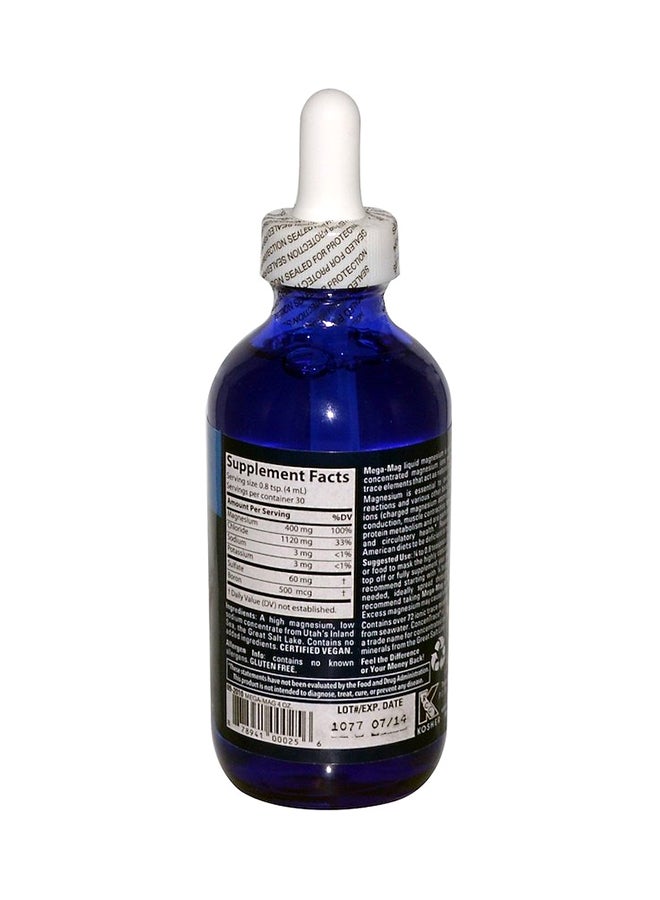Trace Minerals Research Mega Mag Dietary Supplement 400mg  - Image 2