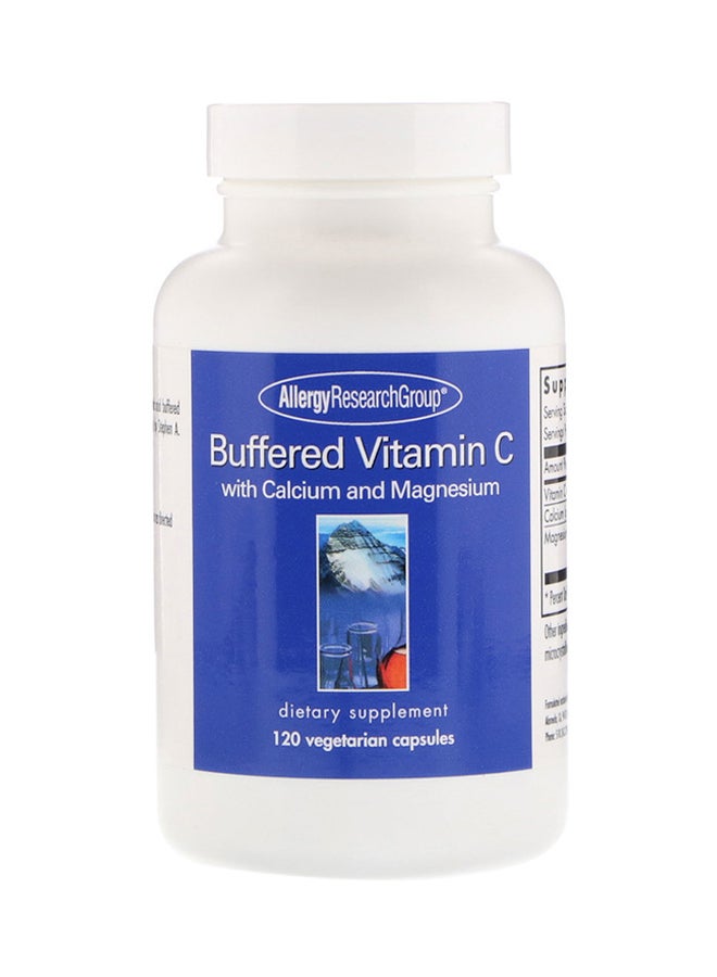 اليرجي ريسيرتش جروب مجموعة مكمل غذائي بفيتامين C متعادل مكونة من قطعتين - 120 كبسولة نباتية - Image 1