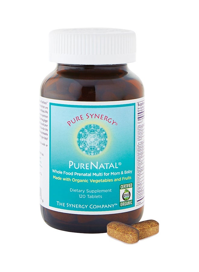Pure Synergy PureNatal Multivitamin Supplement - 120 Tablets - Image 1