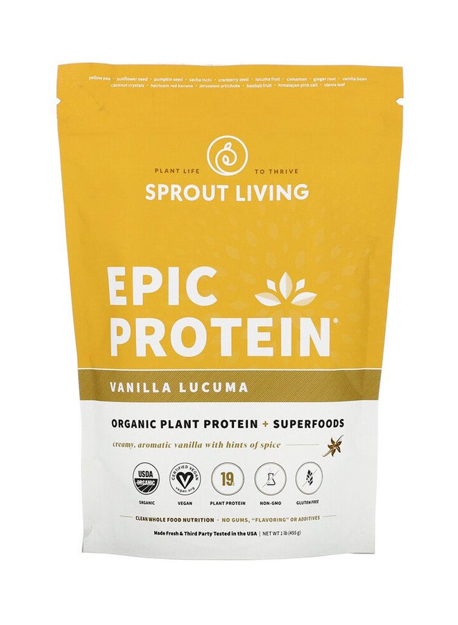 Sprout Living Epic Protein Powder - Vanilla Lucuma  - Image 1