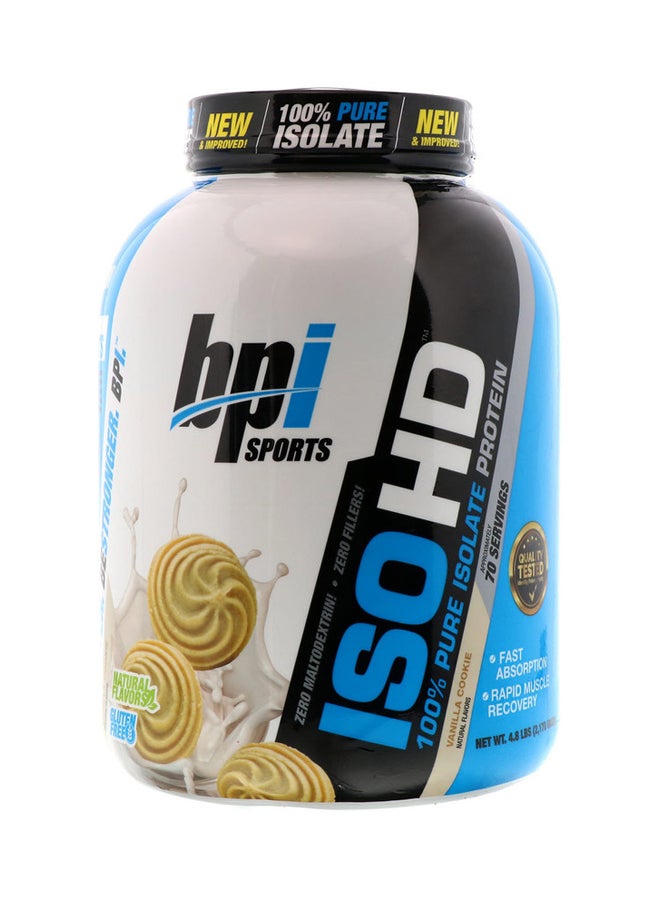 BPI SPORTS ISO HD Dietary Supplement - Vanilla Cookie - Image 1
